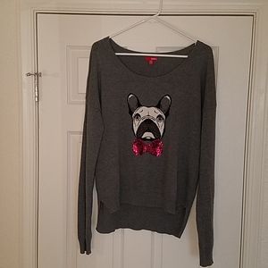 Bongo XL High Low Frenchie Sweater